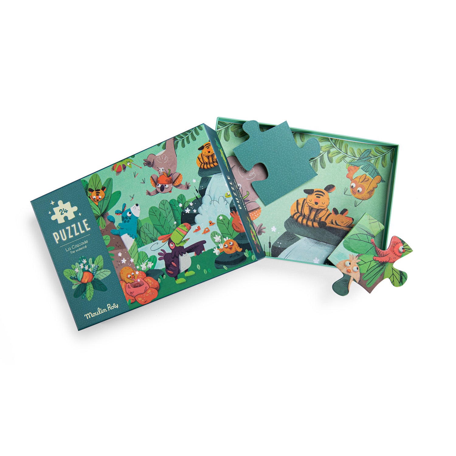 Puzzle Phosphorescent 24 Pièces – La Cascade – Dans la Jungle