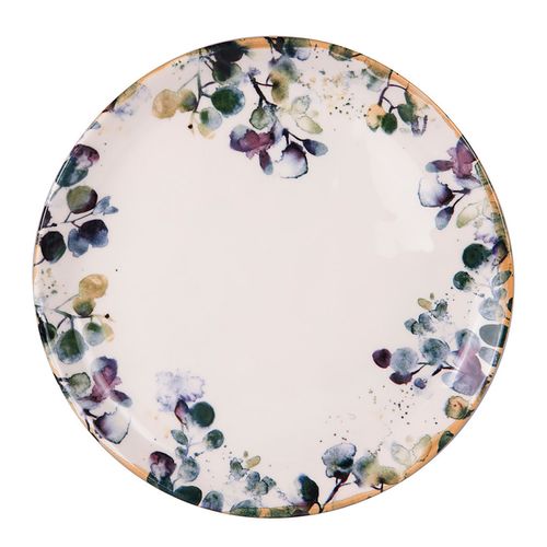 Coffret de 6 assiettes plates - Garden