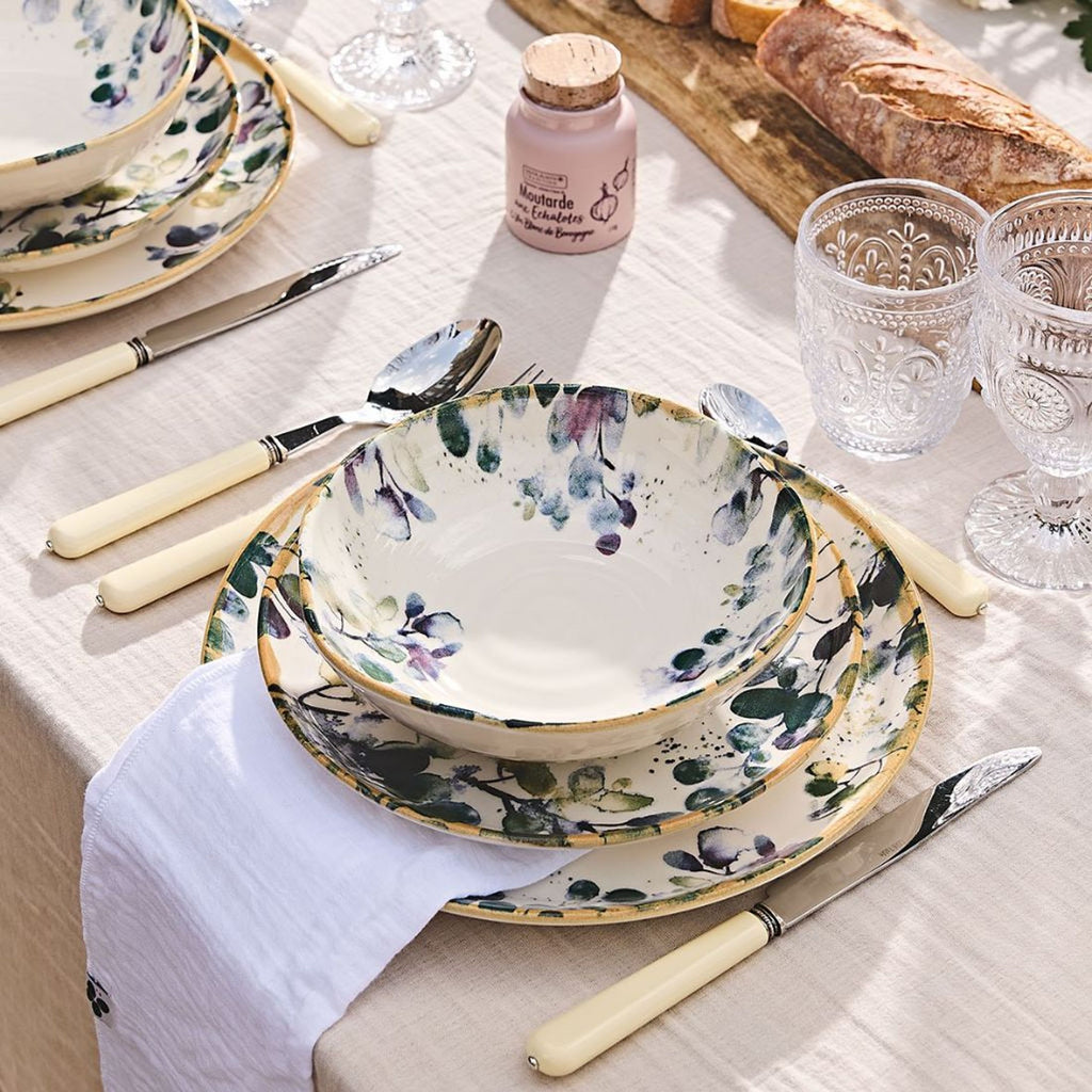 Coffret de 6 assiettes plates - Garden
