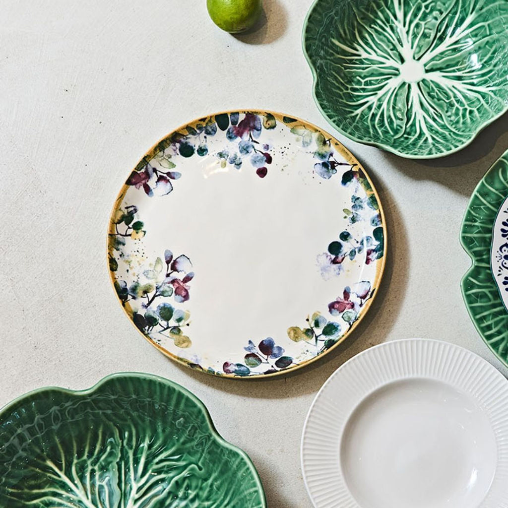 Coffret de 6 assiettes plates - Garden