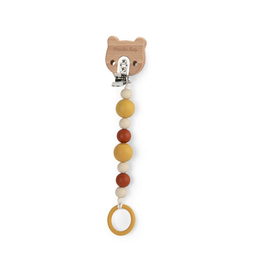 Attache-tétine Tigre Bois & Silicone – La Forêt Mawa