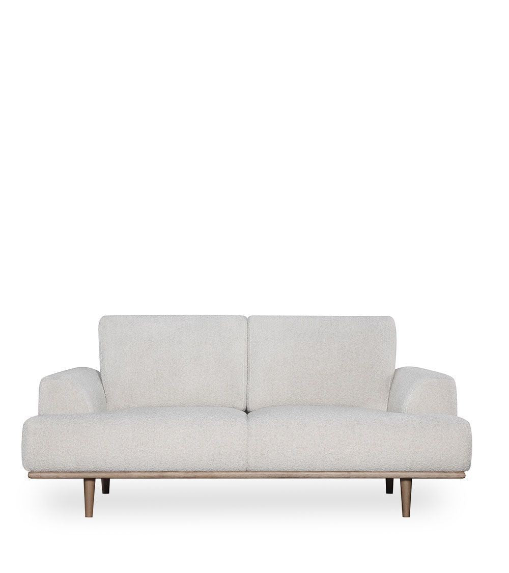 Canapé Nova Blanc 2 Places – 178 x 94 x H88 cm