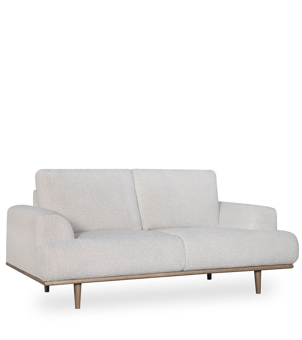 Canapé Nova Blanc 2 Places – 178 x 94 x H88 cm
