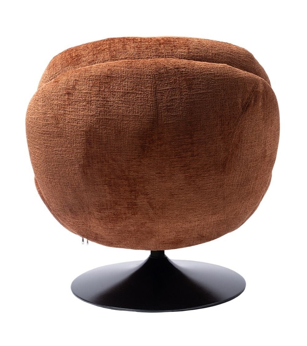 Fauteuil Memento Orange Brûlé, Pied Noir