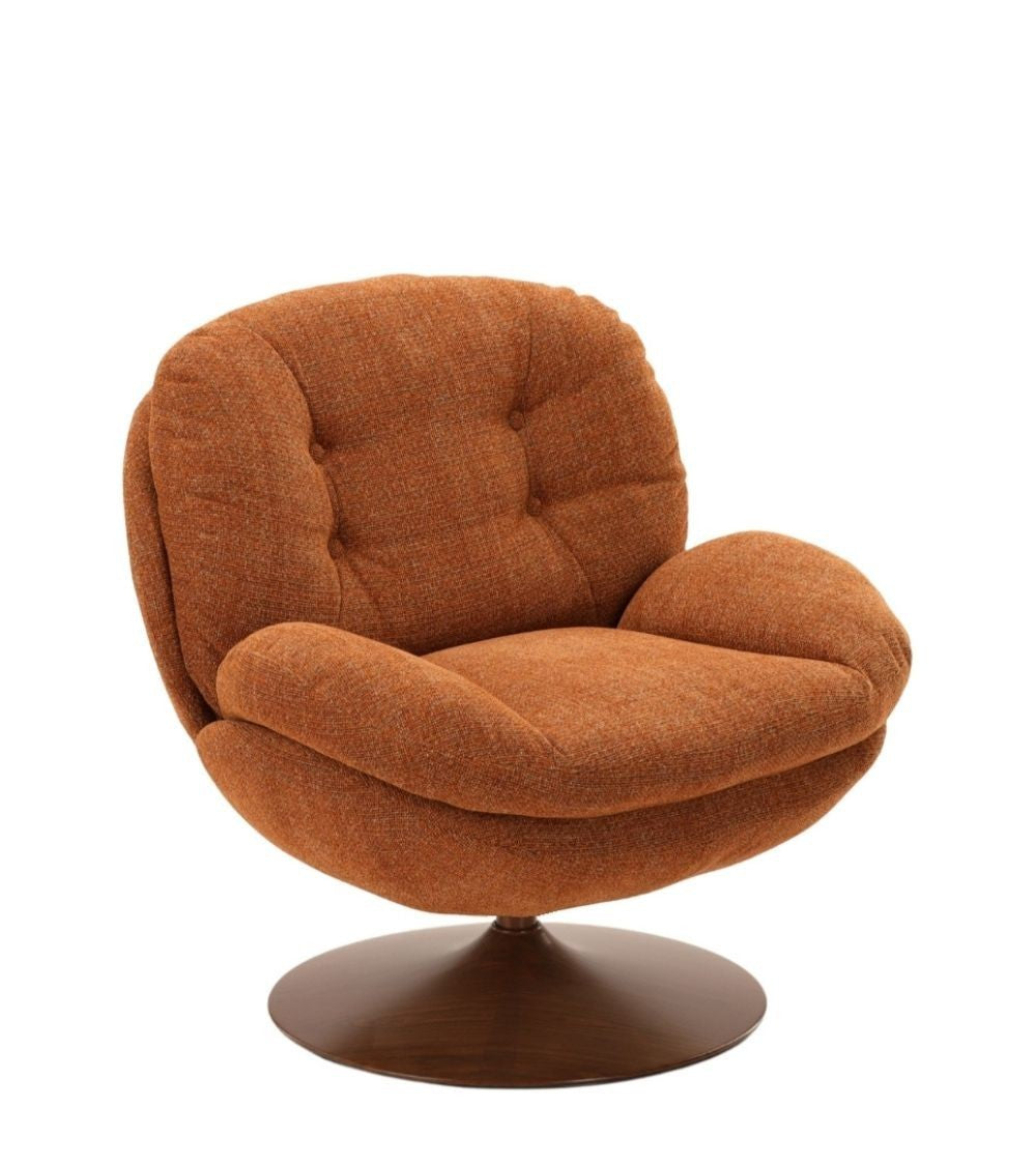 Fauteuil Memento RETRO Fox, Pied bois Foncé