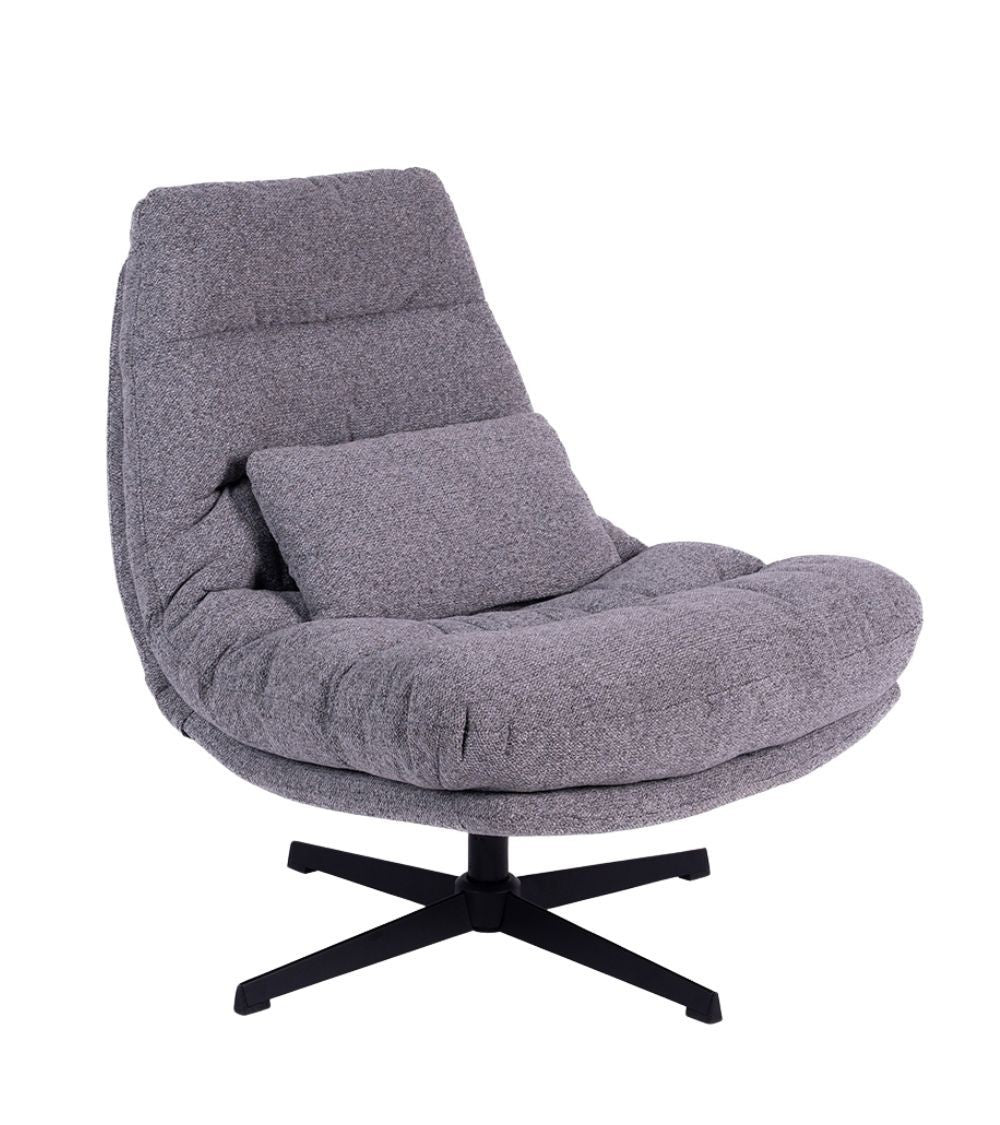 Fauteuil Wilmington Gris – Structure Métal – Design Contemporain