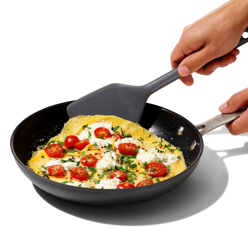 Grande spatule à retourner en silicone