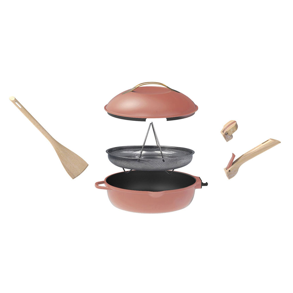 La Fabuleuse Poêle 28 cm – 8 en 1 – Pivoine