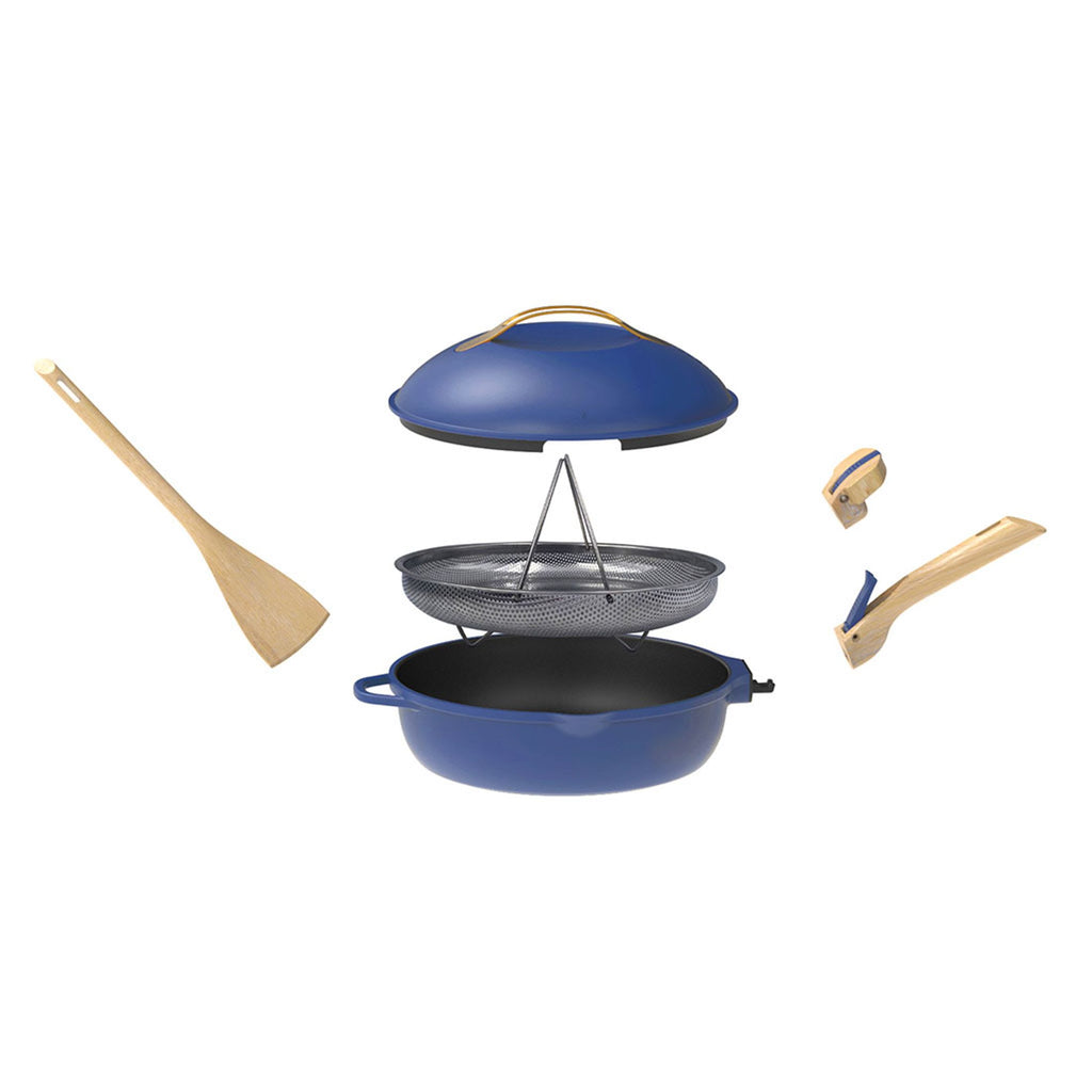 La Fabuleuse Poêle 28 cm – 8 en 1 – Saphir