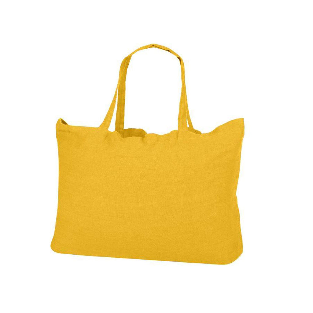 Sac Lavezzi – 60x35 cm – Safran – Lin lavé
