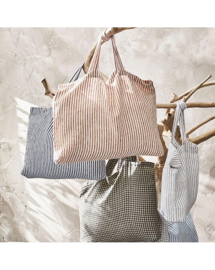 Sac Lavezzi – 60x35 cm – Celadon – Lin lavé