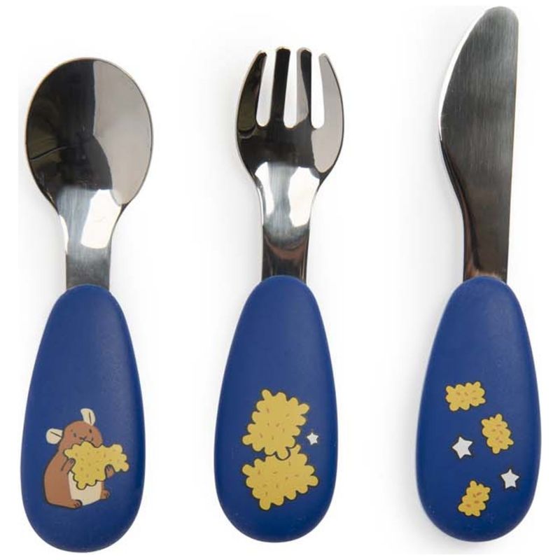 Set couverts silicone Puce & Pilou